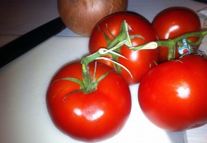 Ingredients for the chili