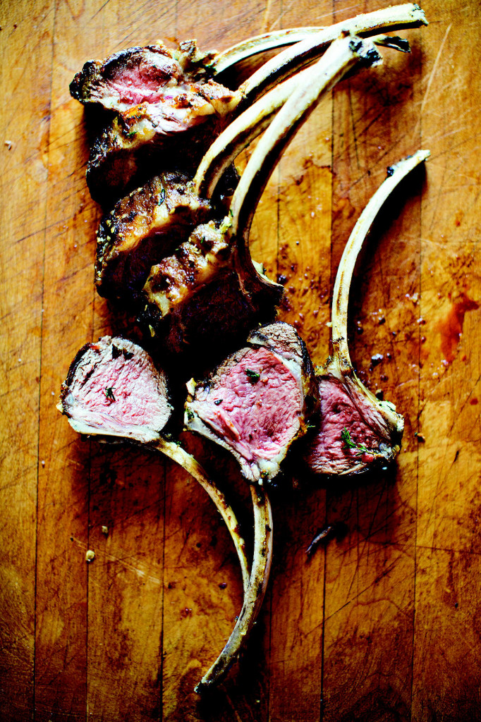 pan roasted rack of lamb