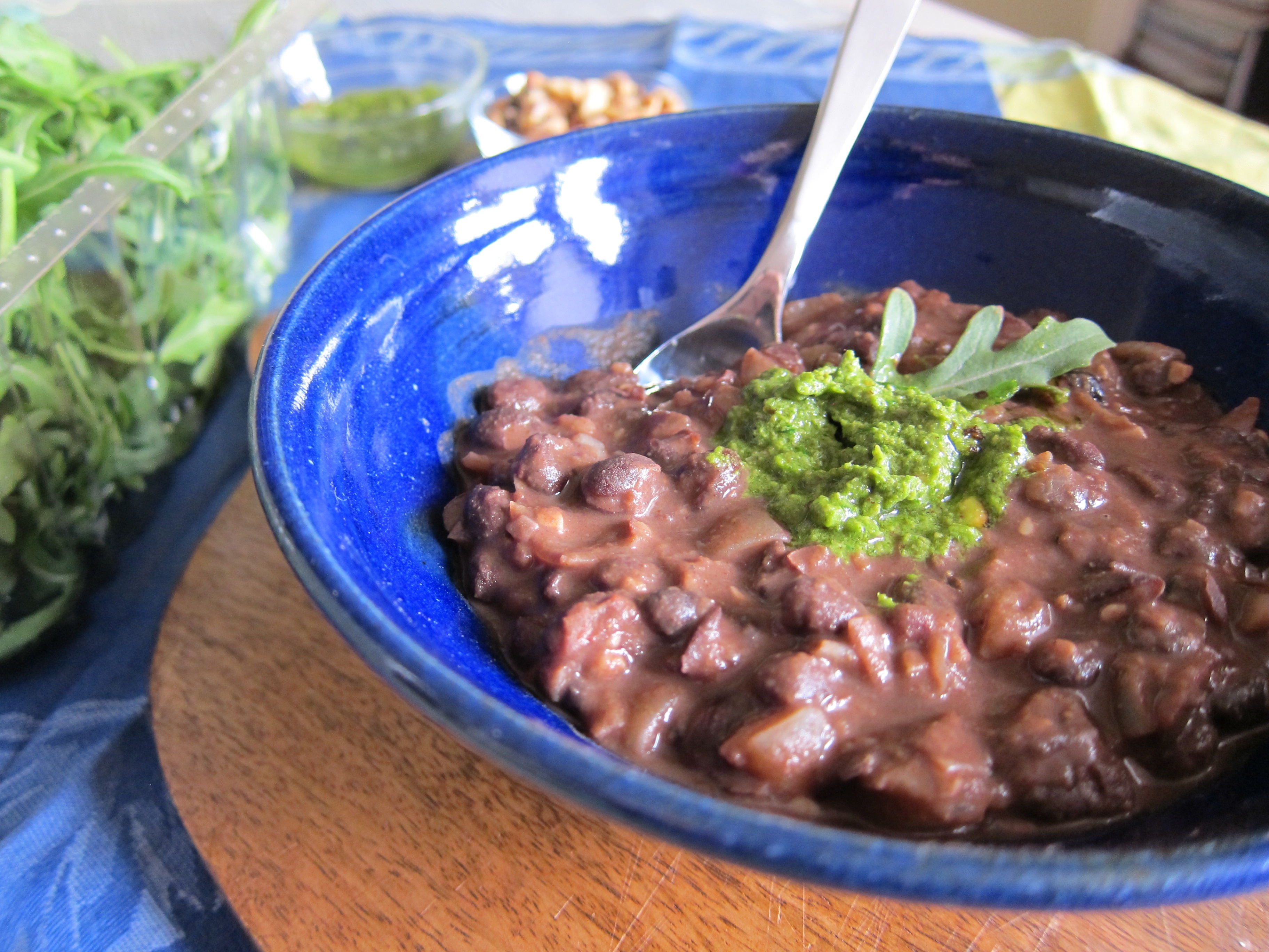 Perking Up Black Beans With A Bit ‘O Sass (And Arugula) | We The Eaters